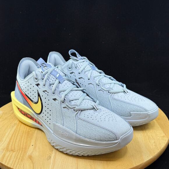 Nike G.T. Cut 3 Light Armory Blue Crimson Yellow DV2913-405 Mens Sz 10 Shoe RARE main image 8